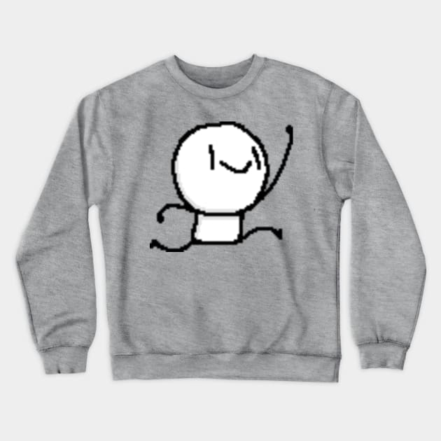 Pixel Jumper Crewneck Sweatshirt by CodePixel